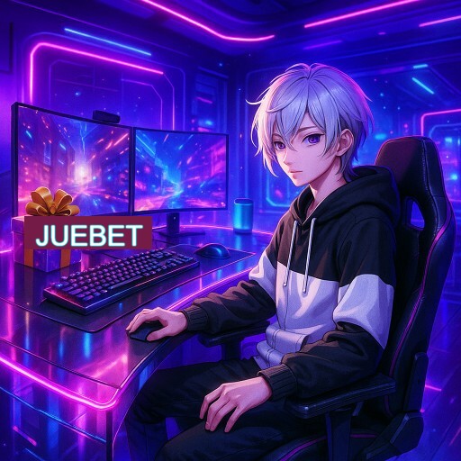 Imagem promocional do app oficial JUEBET destacando a conveniência de jogar cassino online pelo celular ou navegador