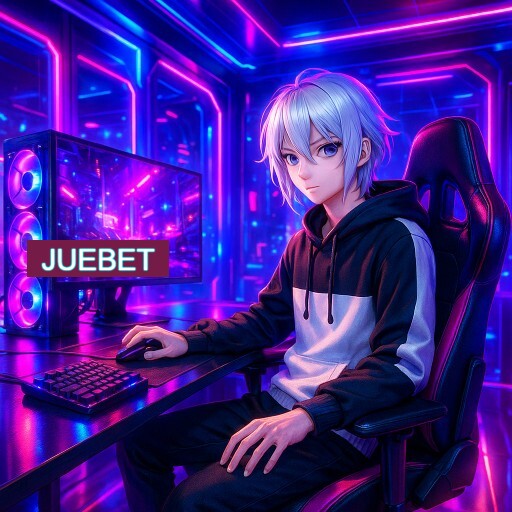 Imagem promocional do app oficial JUEBET destacando a conveniência de jogar cassino online pelo celular ou navegador