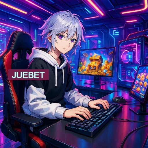 Imagem promocional do app oficial JUEBET destacando a conveniência de jogar cassino online pelo celular ou navegador