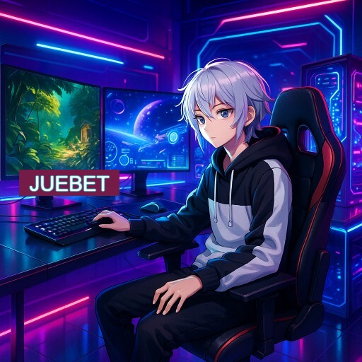 Imagem promocional do app oficial JUEBET destacando a conveniência de jogar cassino online pelo celular ou navegador